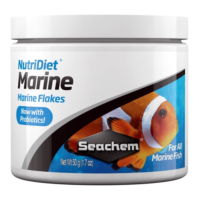 Ração Seachem Nutridiet Marine Flakes Probiotics 50g Ração Seachem Nutridiet Marine Flakes Probiotics 50g
