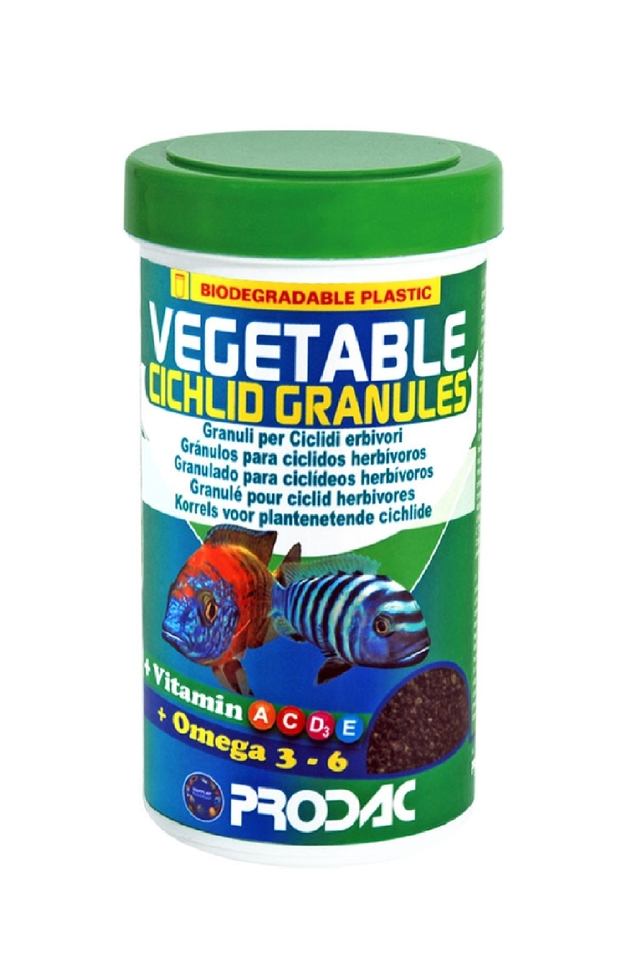 Ração Prodac Vegetable Cichlid Granules 100g Ração Prodac Vegetable Cichlid Granules 100g