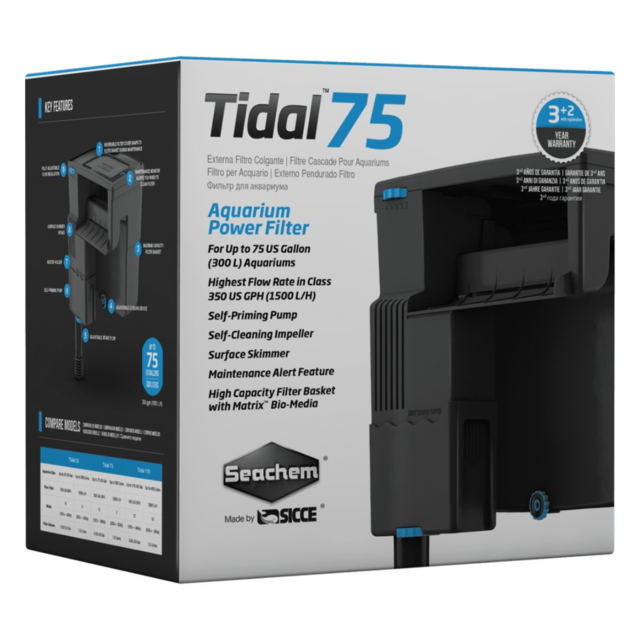 Filtro Externo Tidal 75 - 127v - Seachem Filtro Externo Tidal 75 - 127v - Seachem