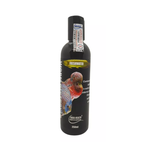 Worm Destroyer Vermífugo para Peixes Ornamentais 250ml Worm Destroyer Vermífugo para Peixes Ornamentais 250ml