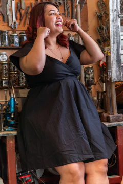 Vestido Universo Negro - Patadita de Mula
