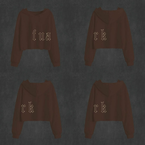 BUZO CROPTOP GOTHIC CHOCOLATE