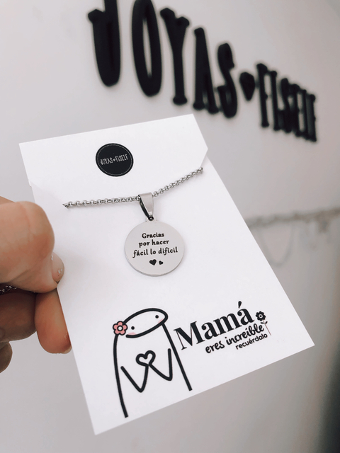 Cadena GRACIAS POR HACER FACIL LO DIFICIL AC