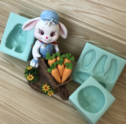 Molde Coelho Jardineiro by Celio - comprar online