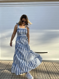 VESTIDO CHARLOTTE LISTRADO - comprar online