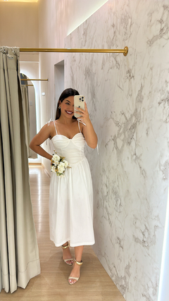 VESTIDO MAITÊ MIDI - Moderna Bonita