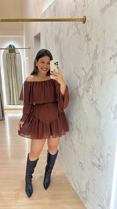 MACAQUINHO BRUNA BABADO - Moderna Bonita