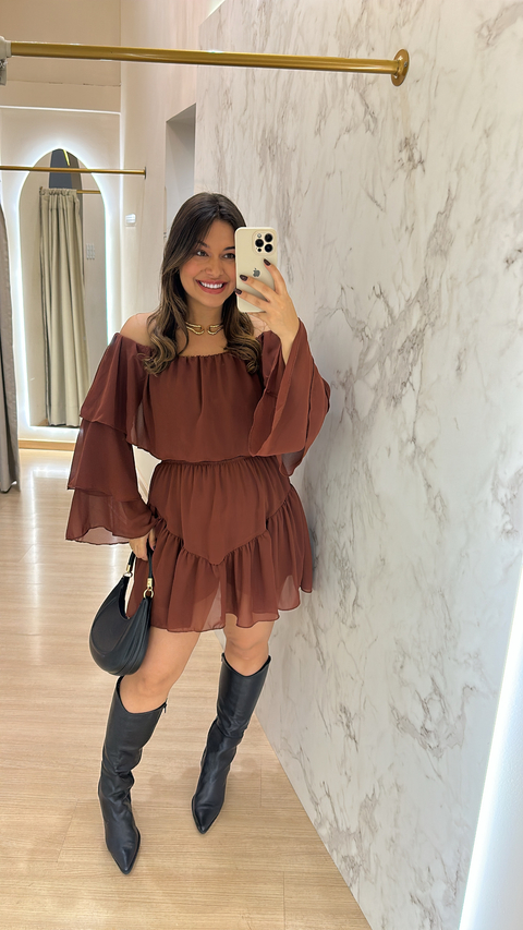 MACAQUINHO BRUNA BABADO - comprar online