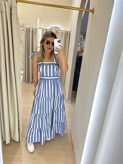 VESTIDO CHARLOTTE LISTRADO - Moderna Bonita