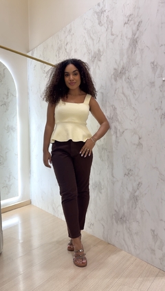 CALÇA MOM NXO MARROM - comprar online