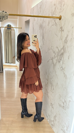 MACAQUINHO BRUNA BABADO - loja online