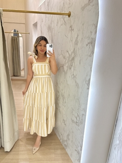 VESTIDO CHARLOTTE LISTRADO - loja online