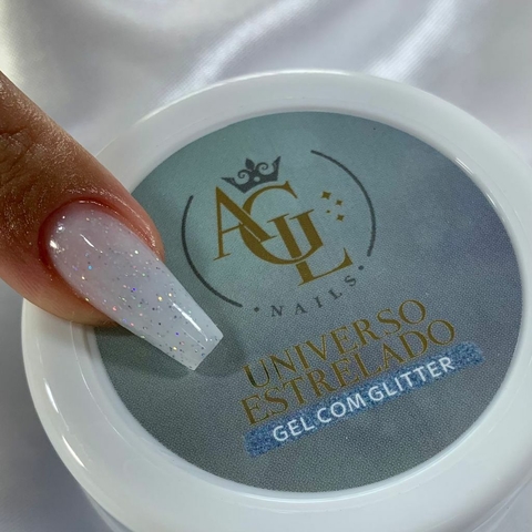 Gel com Glitter Agl Universo Estrelado 25g