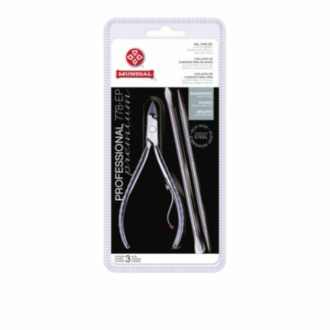 Kit Profissional Alicate Espátula Palito - 778-EP- Mundial