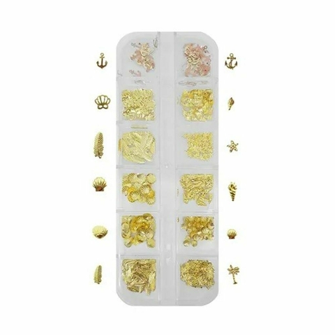 Kit Decoração c/12 Fan Nails