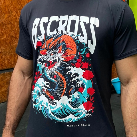 Camiseta Masculina Básica Dragon Bs Preto