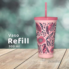 Vaso eco con sorbete refill 500 en internet