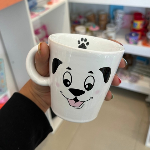 Taza conica perrito
