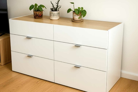 Comoda 6 cajones color - comprar online