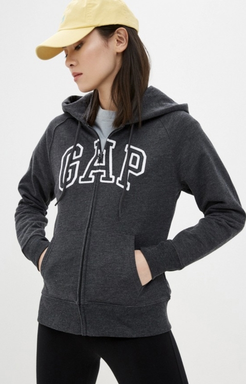 Campera Gap Mujer Charcoal Gray