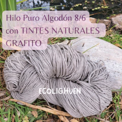 HILO PURO ALGODÓN 8/6 (grosor medio) TINTES NATURALES-150 grs en internet