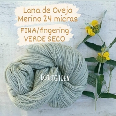 LANA de Oveja MERINO FINA 24 micras TINTES NATURALES-100 grs - comprar online