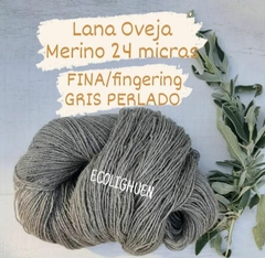 LANA de Oveja MERINO FINA 24 micras TINTES NATURALES-100 grs - tienda online