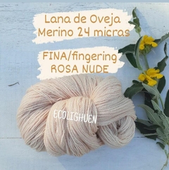 LANA de Oveja MERINO FINA 24 micras TINTES NATURALES-100 grs - comprar online