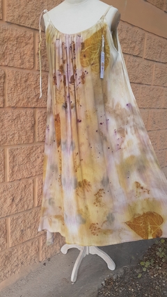 SOLERO MAXI "ENYA" Multitalle-bambula con Impresión Botánica Ecoprint - tienda online
