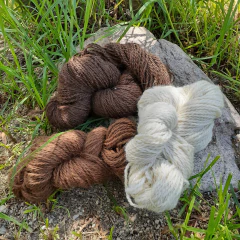 LANA de LLAMA "Andina". 100 gr color NATURAL en internet