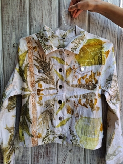 CAMPERA de BENGALINA ELASTIZADA con Impresión Botánica. - Ecolighuen