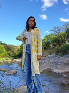 Imagen de MAXI CAMISA en LINO PREMIUM con IMPRESIÓN BOTÁNICA