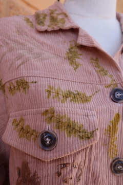 CAMISACO MOLLE corderoy e Impresión Botánica - comprar online