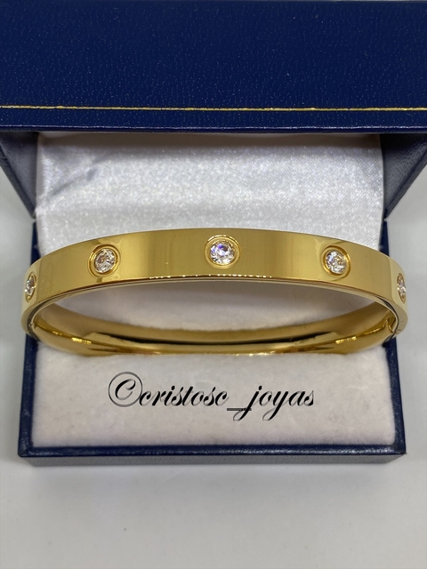 Pulsera Ancha Strass