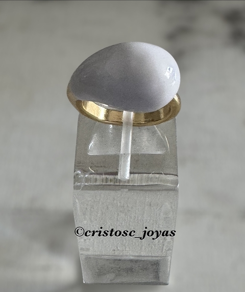 Anillo Gotita White