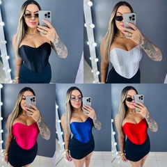 Corselet cirre brilhoso