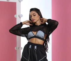 Cropped Refletivo - comprar online