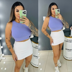 Cropped Zara poliamida - comprar online