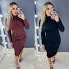 Vestido manga longa sereia - comprar online