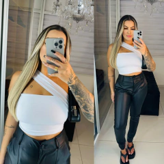 Cropped faixa com tira na internet