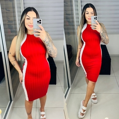 Vestido bicolor miss - Gabriela Araújo Store