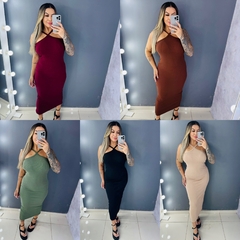 Vestido midi em x - comprar online