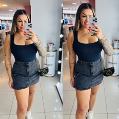 Saia jeans cargo
