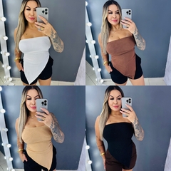 Blusa assimétrica