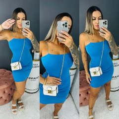 Vestido alcinha elástico - Gabriela Araújo Store