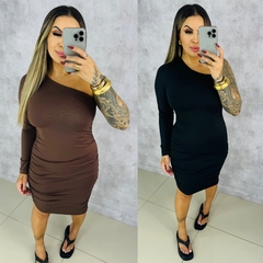 Vestido Mula Manca Manga Longa - comprar online