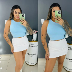 Cropped Zara poliamida - comprar online