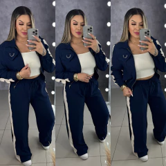 Conjunto listrado deyse - loja online