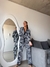 Pijama kimono cebra fondo degrade - comprar online
