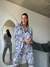 Pijama camisero cebra violeta - comprar online